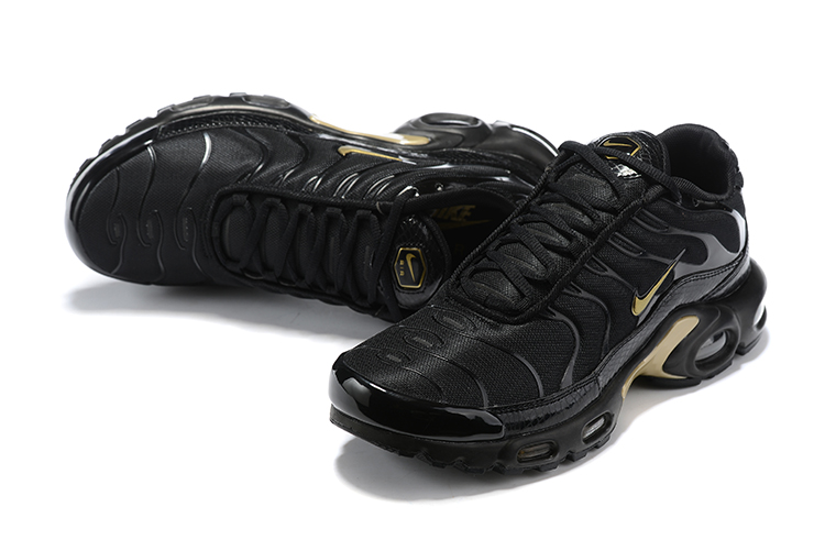 2020 Nike Air Max TN Plus Black Gold Shoes